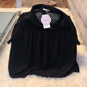 Black dress shirt